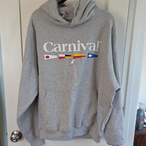 Carnival Gray Men's Hoodie